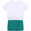 Robe bimatière effet 2-en-1 MARC JACOBS pour FILLE