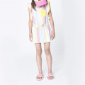 Robe rayée en tissu éponge MARC JACOBS pour FILLE