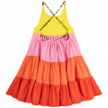 Flared organic cotton dress MARC JACOBS for GIRL