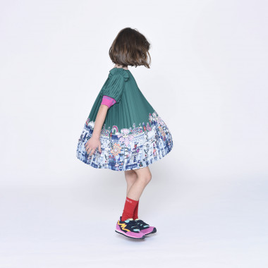 Pleated printed dress MARC JACOBS for GIRL