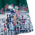 Pleated printed dress MARC JACOBS for GIRL