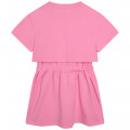 Embroidered 2-in-1 dress MARC JACOBS for GIRL