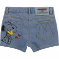 Shorts in denim regolabili MARC JACOBS Per BAMBINA