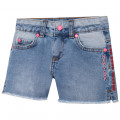 Fringed jean shorts MARC JACOBS for GIRL