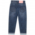 Adjustable printed jeans MARC JACOBS for GIRL