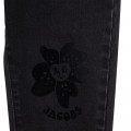 Jeans with large floral motif MARC JACOBS for GIRL