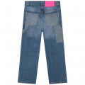 6-pocket cotton jeans MARC JACOBS for GIRL