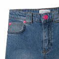 6-pocket cotton jeans MARC JACOBS for GIRL