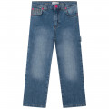 Katoenen jeans met 6 zakken MARC JACOBS Voor