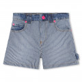 Short 5 poches rayé MARC JACOBS pour FILLE