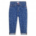 Pantalon en jean MARC JACOBS pour FILLE