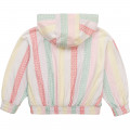 Felpa con cerniera e cappuccio MARC JACOBS Per BAMBINA