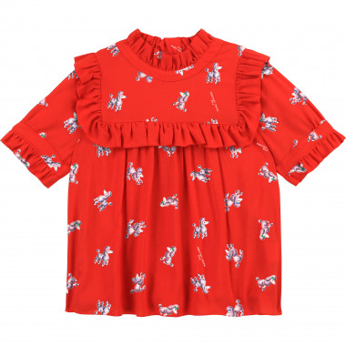 Blusa con cuello fruncido MARC JACOBS para NIÑA