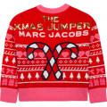 Novelty Christmas jumper MARC JACOBS for GIRL