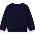 Embroidered fleece sweatshirt MARC JACOBS for GIRL