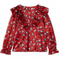Printed satin blouse MARC JACOBS for GIRL