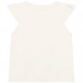 Cap-sleeved cotton T-shirt MARC JACOBS for GIRL