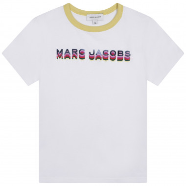 T-shirt en coton avec imprimé MARC JACOBS pour FILLE