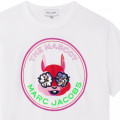 T-shirt avec imprimé placé MARC JACOBS pour FILLE