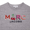 T-shirt avec imprimé placé MARC JACOBS pour FILLE