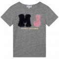 Cotton T-shirt with logo MARC JACOBS for GIRL