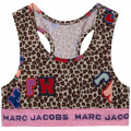 Printed sports bra MARC JACOBS for GIRL