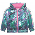 Shiny zip-up tracksuit top MARC JACOBS for GIRL