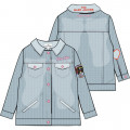 Embroidered denim jacket MARC JACOBS for GIRL