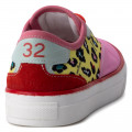 Dual-material laced trainers MARC JACOBS for GIRL