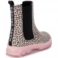 Fleece-lined leather boots MARC JACOBS for GIRL