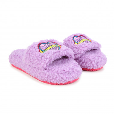Fleece slippers met print MARC JACOBS Voor