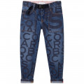 5-pocket printed jeans MARC JACOBS for BOY