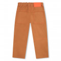 Canvas cargo trousers MARC JACOBS for BOY