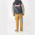 Hooded leather bomber jacket MARC JACOBS for BOY