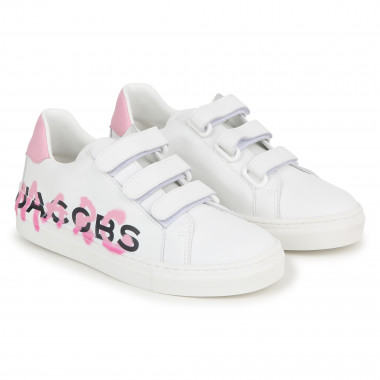 Leather hook-and-loop trainers MARC JACOBS for GIRL