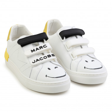 Leather hook-and-loop trainers MARC JACOBS for UNISEX