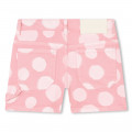 Polka dot cotton serge shorts MARC JACOBS for GIRL