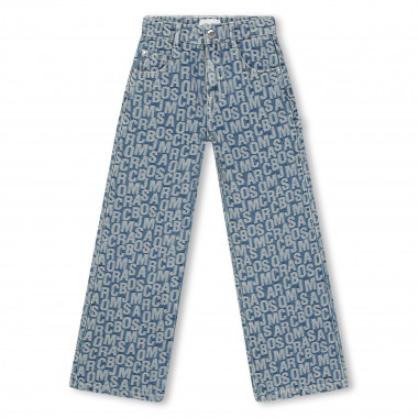 Jeans con stampa monogramma MARC JACOBS Per BAMBINA