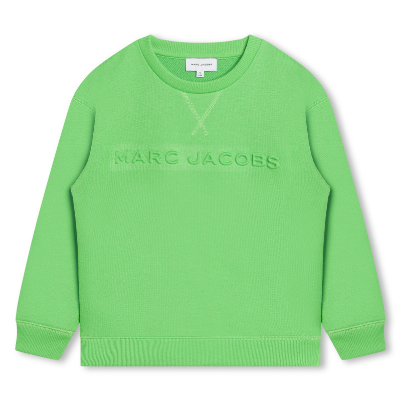 MARC JACOBS Sweatshirt with embossed logo unisex Kids around