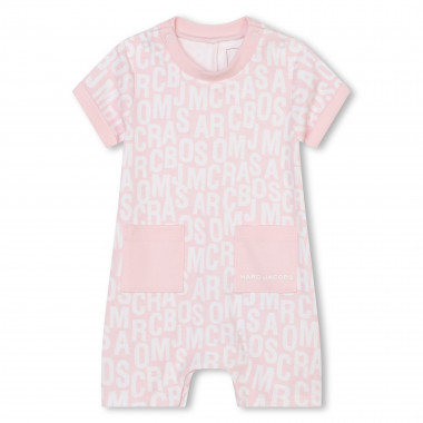 Printed cotton romper MARC JACOBS for UNISEX