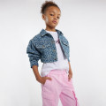 Giacca crop in jeans stampata MARC JACOBS Per BAMBINA