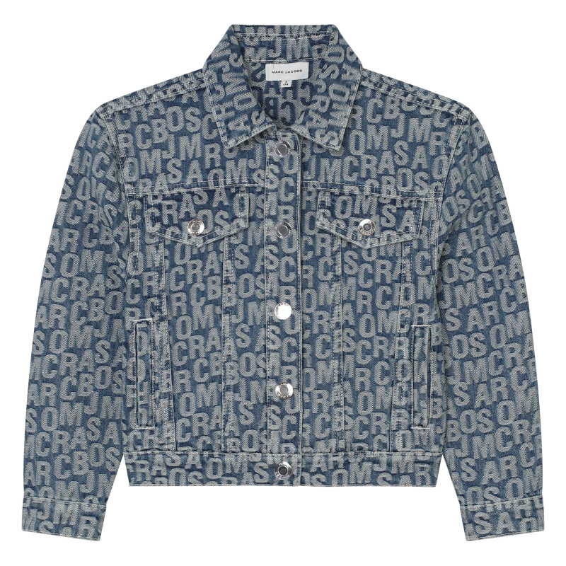MARC JACOBS Oversized cotton denim jacket boy blue Kids around