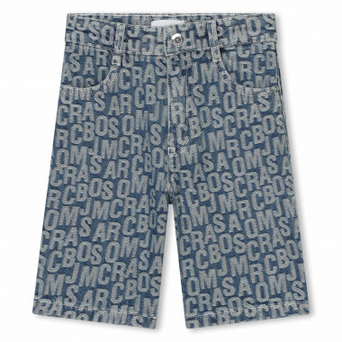 Jacquard denim Bermuda shorts MARC JACOBS for BOY