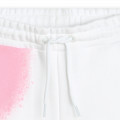 Fleece shorts with motifs MARC JACOBS for GIRL