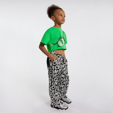 T-shirt crop con stampa MARC JACOBS Per BAMBINA