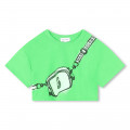 T-shirt crop con stampa MARC JACOBS Per BAMBINA