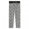 Tweekleurige legging met print MARC JACOBS Voor