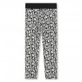 Tweekleurige legging met print MARC JACOBS Voor