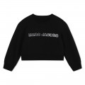 Sweat-shirt court en molleton MARC JACOBS pour FILLE