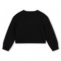 Cropped fleece sweatshirt MARC JACOBS for GIRL